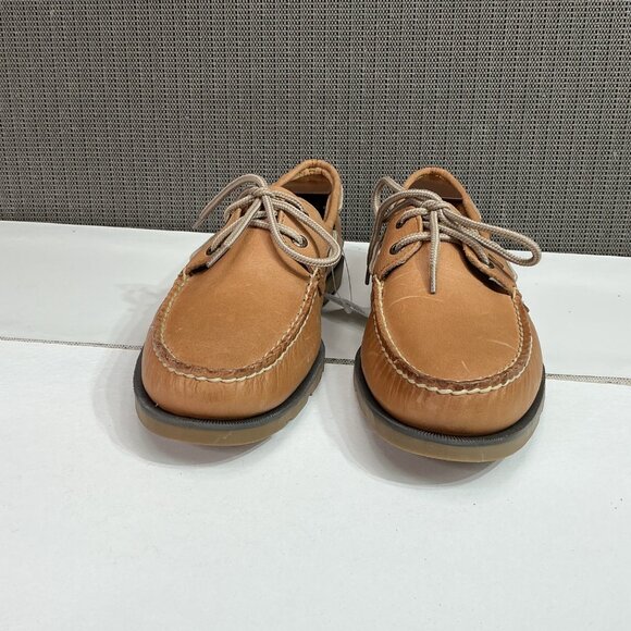 Sperry Top Sider Loafer Sahara Men's Size 10M Brown Leather Lace Up Breathable - Picture 3 of 8